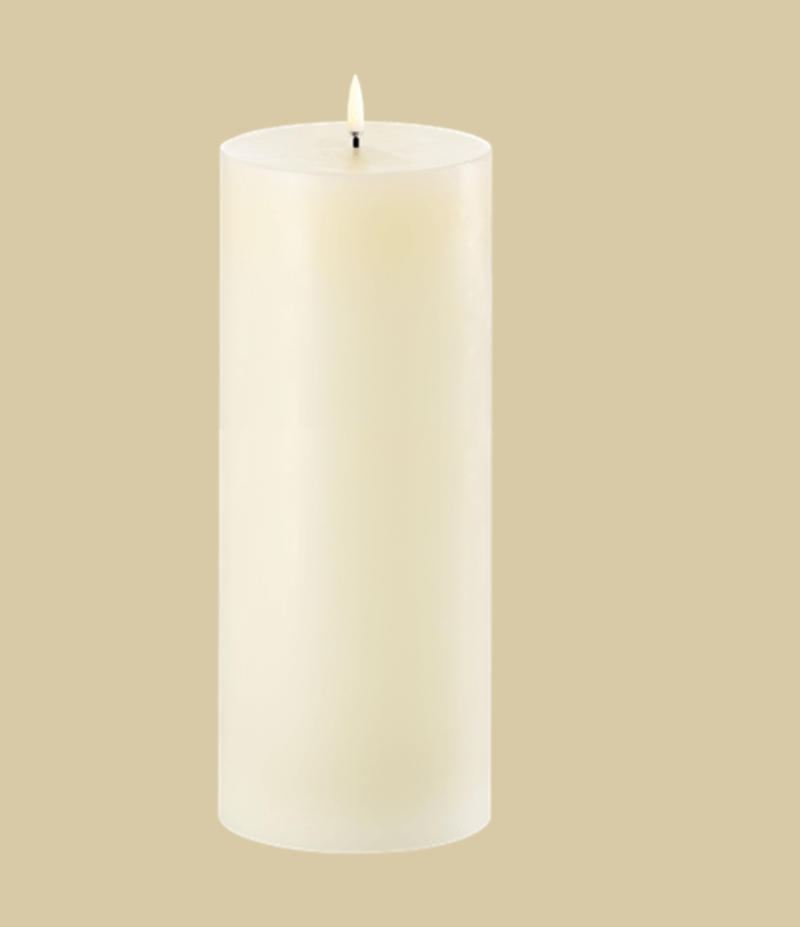 LED Pillar Candle Ivory