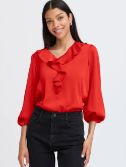 B.Young Flair Frill Blouse