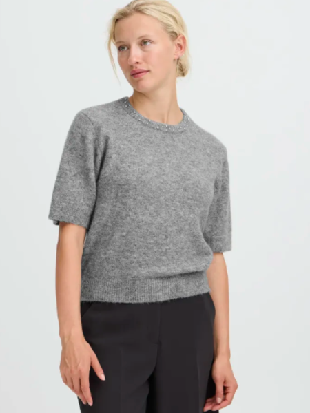 B.Young Omea Rhinestone SS Jumper