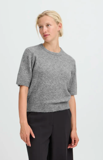 B.Young Omea Rhinestone SS Jumper