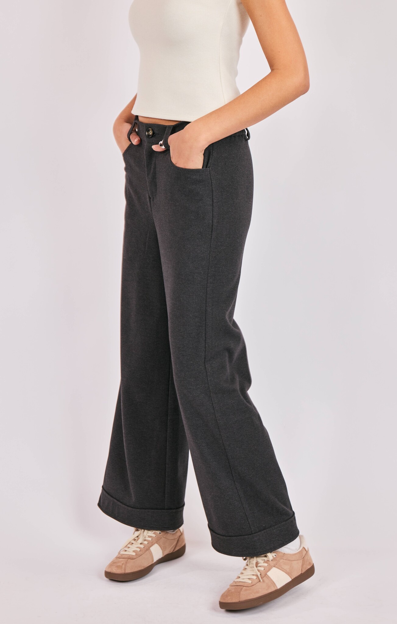 Sadie and Sage Concrete Dusk Pant