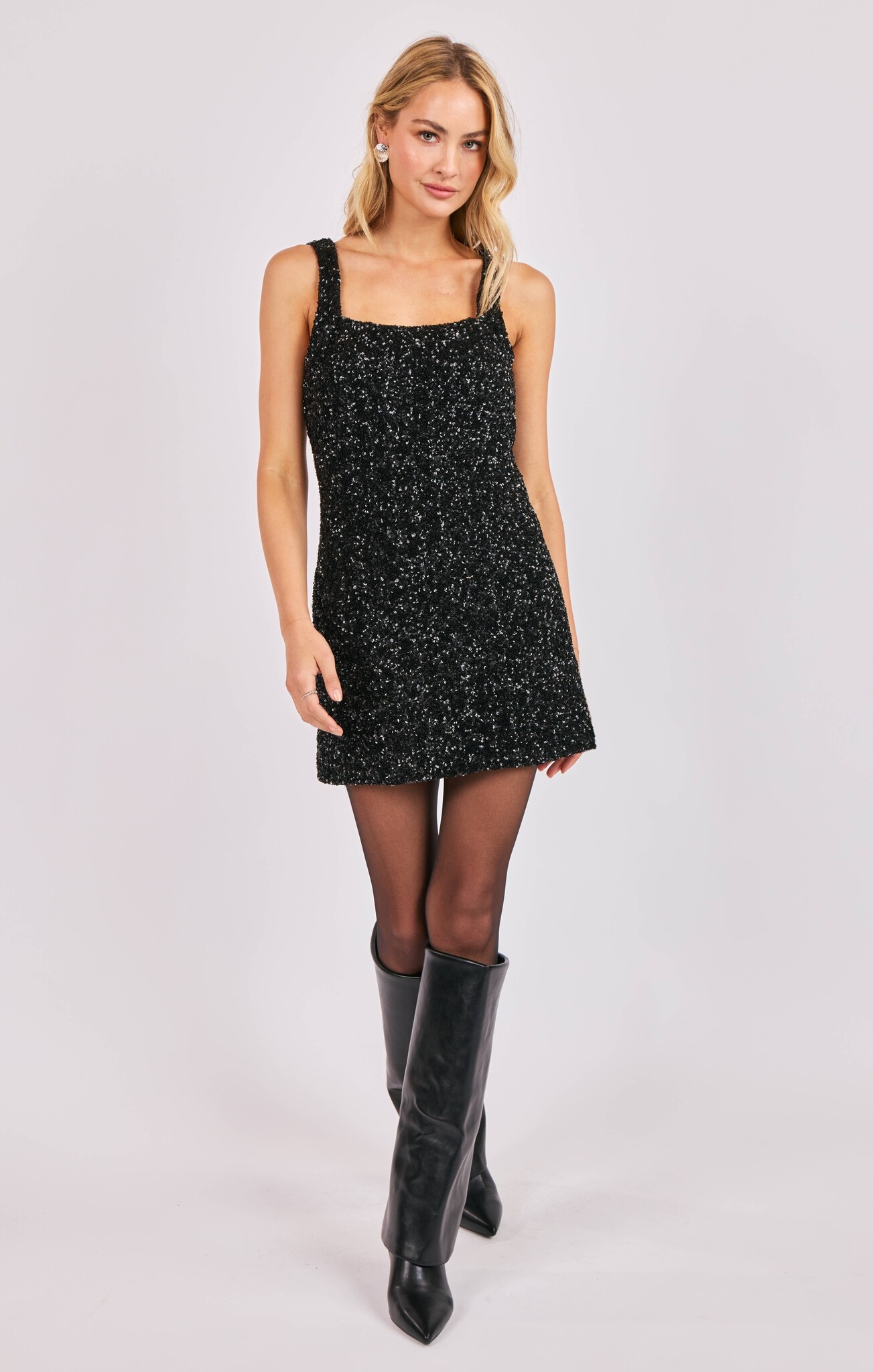 Sadie and Sage Luster Sequin Mini Dress