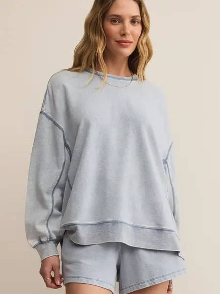 Z Supply Knit Denim Modern Weekender