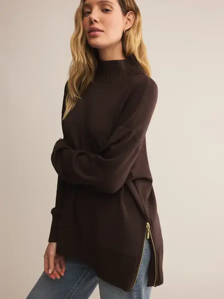 Z Supply Sable Rib Sweatshirt