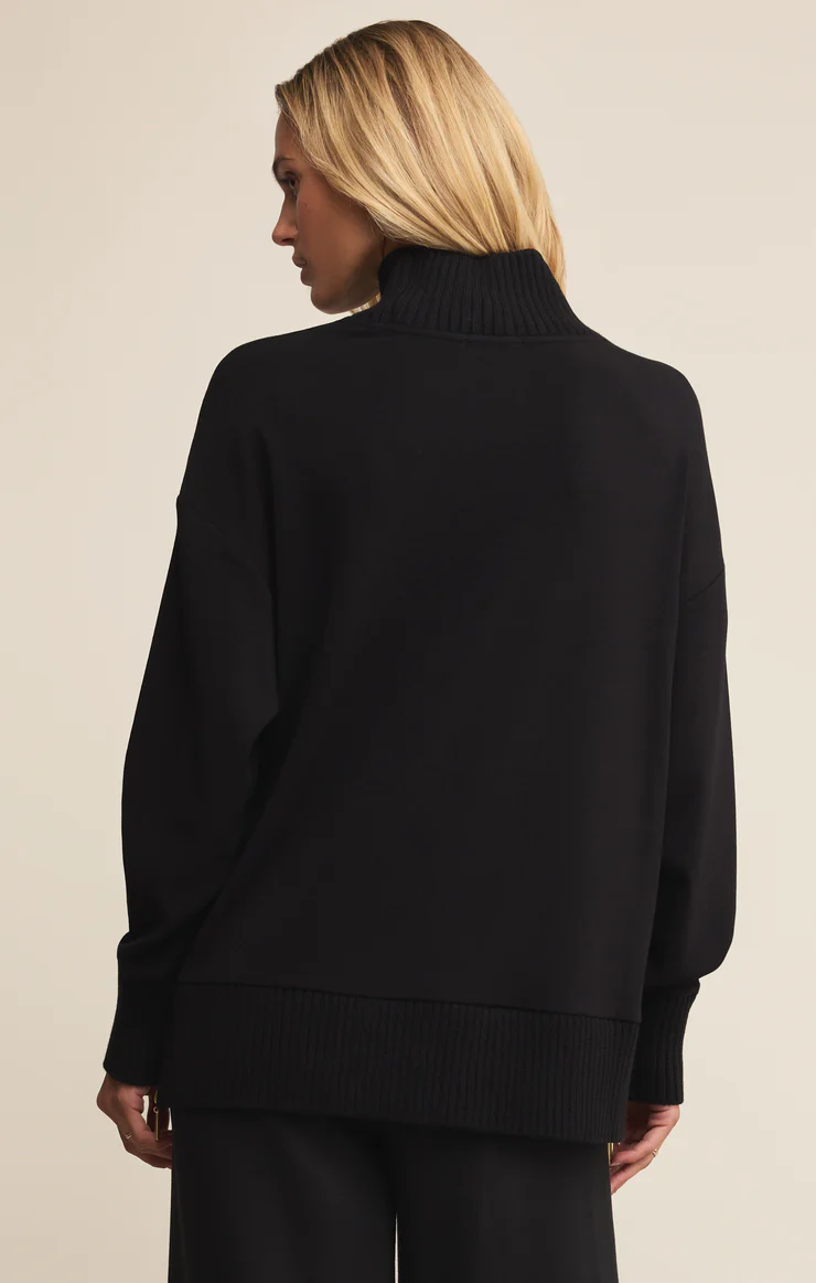 Z Supply Sable Rib Sweatshirt