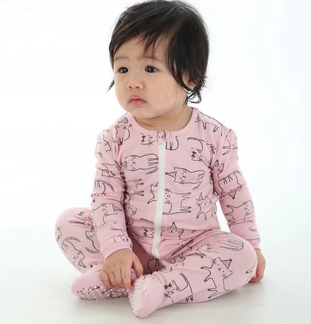Silkberry Baby Bamboo Printed Footie