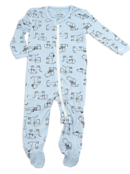 Silkberry Baby Bamboo Printed Footie