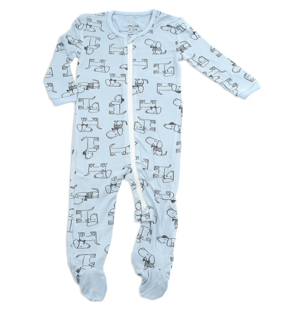Silkberry Baby Bamboo Printed Footie