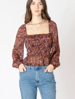 Dex Square Neck Blouse