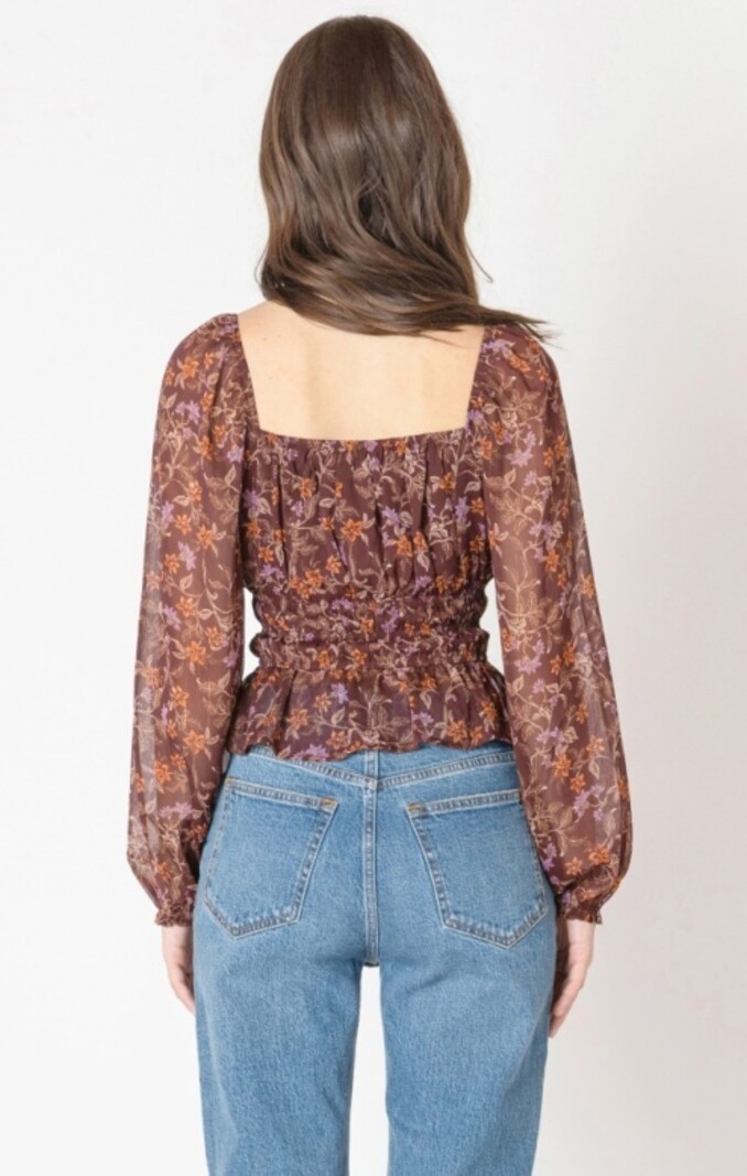 Dex Square Neck Blouse
