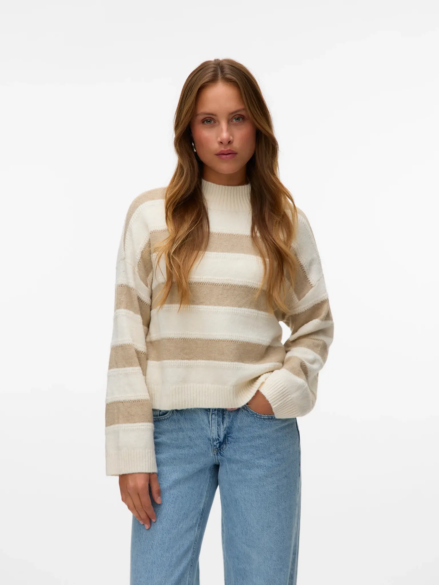 Vero Moda Inez LS Highneck Pullover