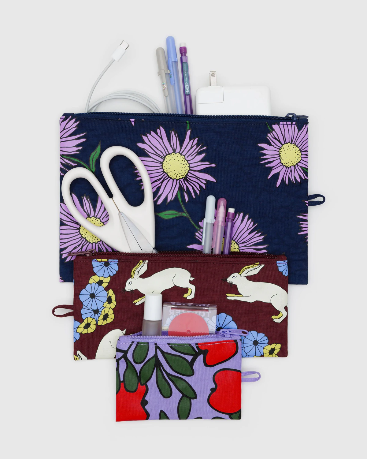 BAGGU Flat Pouch Set
