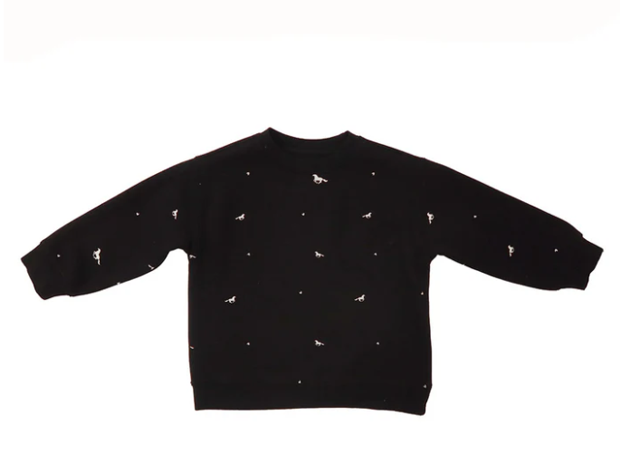 Brunette The Label Kids All Over Horse Core Crew