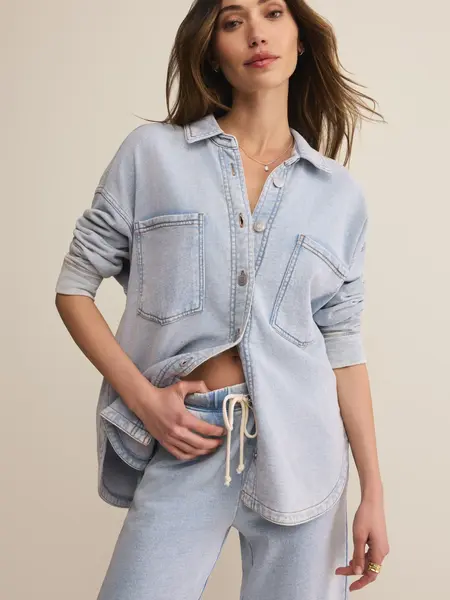 Z Supply All Day Knit Denim Jacket