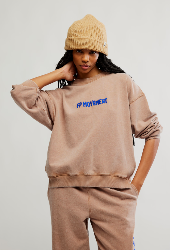 Free People All Star Pullover Embroidered