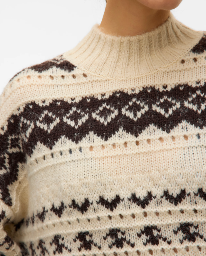 Vero Moda Ample LS High Neck Pullover