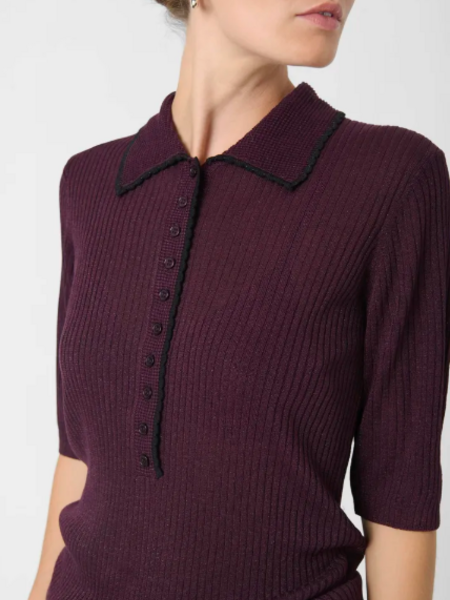 Soaked in Luxury Laisa Polo Pullover