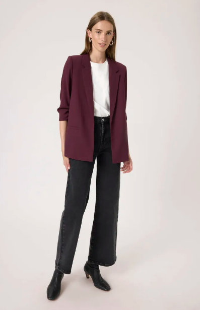 Soaked in Luxury Shirley Blazer 3/4 Sleeve