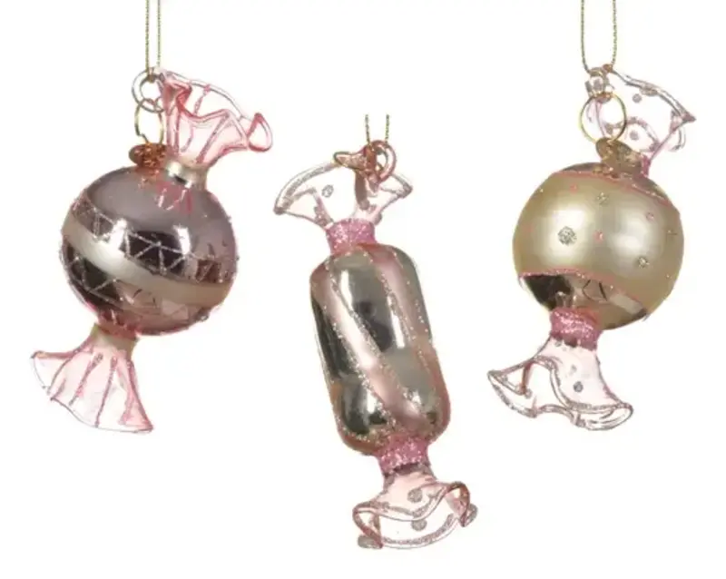 Glass Candy Ornament