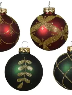 Gold Glitter Bauble
