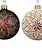 Poinsettia Outline Bauble