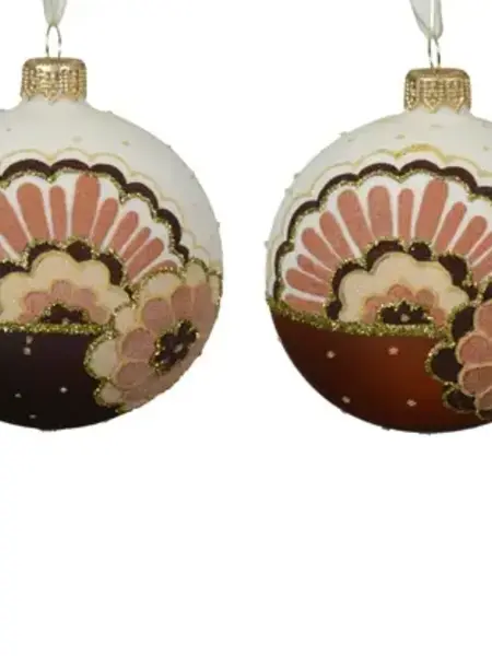 Retro Floral Bauble