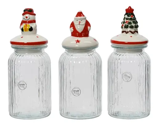 Christmas Jar with Topper