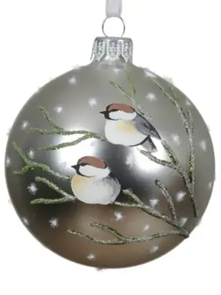 Snowbirds Bauble Silver
