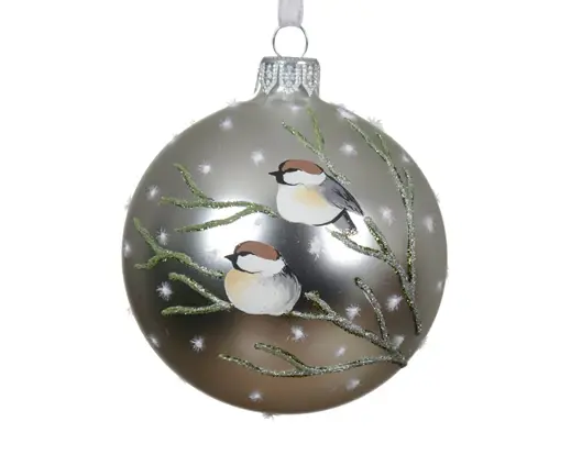 Snowbirds Bauble Silver
