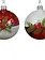 Candy Cane Bauble Red and White