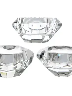 Faceted Crystal Tealight Holder