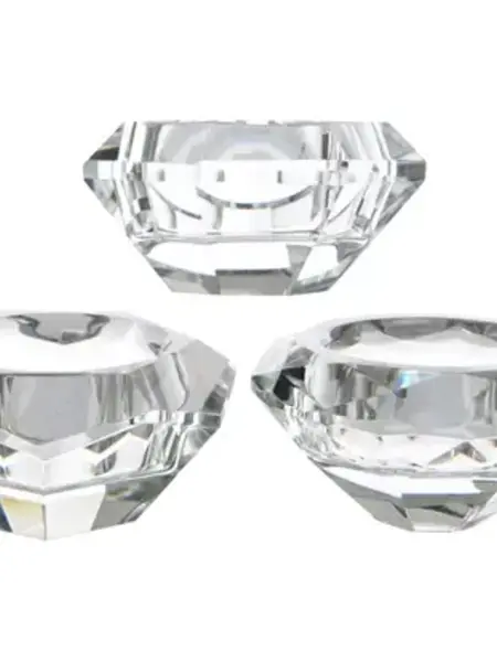 Faceted Crystal Tealight Holder
