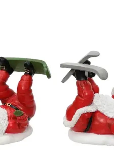 Winter Sports Santa 6"