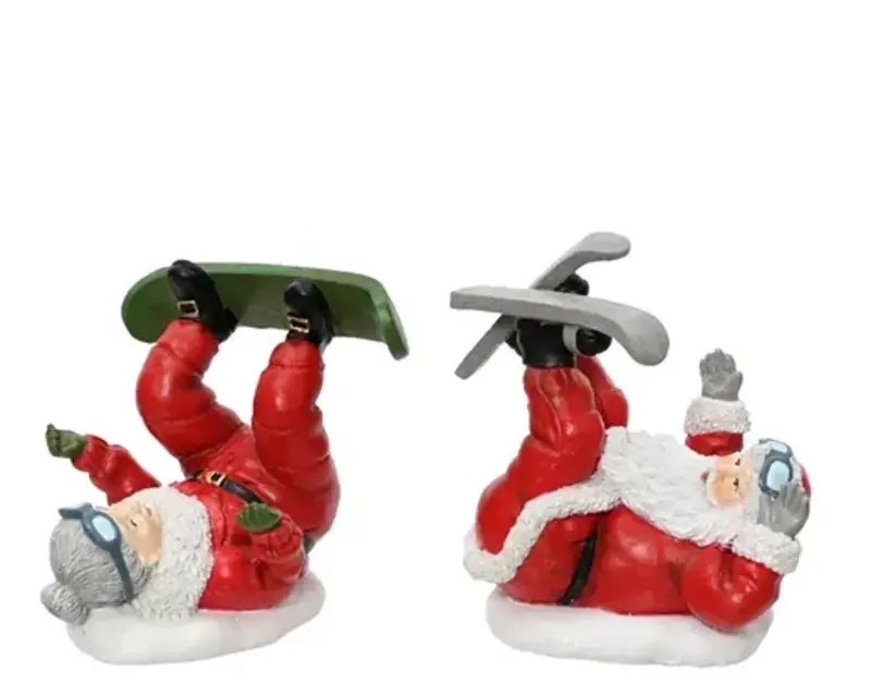 Winter Sports Santa 6"