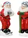 Terracotta Winter Santa 8"