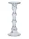 Glass Candlestick Clear 12"