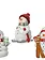 Terracotta Snowman Figurine