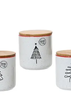 Stoneware Jar 4"