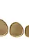Organic Shape Plate Antique Gold