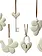 Abstract Polyresin Ornament Assorted