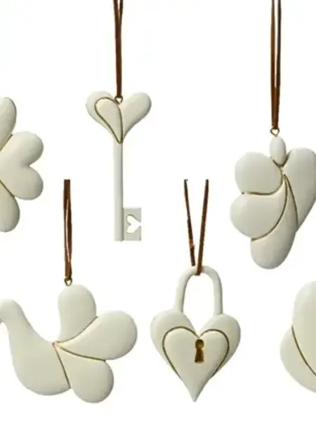 Abstract Polyresin Ornament Assorted