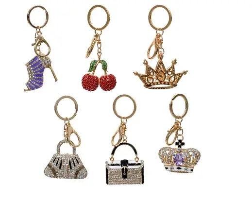Bejeweled Keychain Assorted