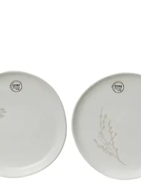 Floral Embossed Breakfast Plate 20cm