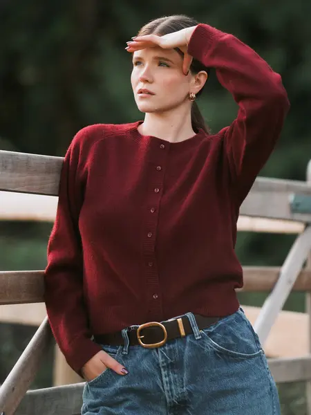 Brunette The Label Little Sister Cardigan