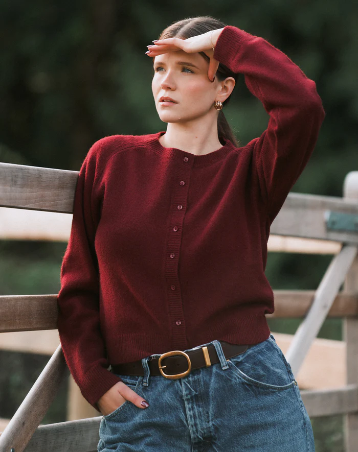 Brunette The Label Little Sister Cardigan