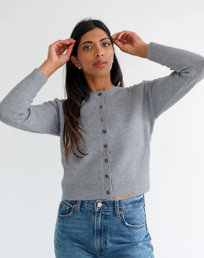 Brunette The Label Little Sister Cardigan
