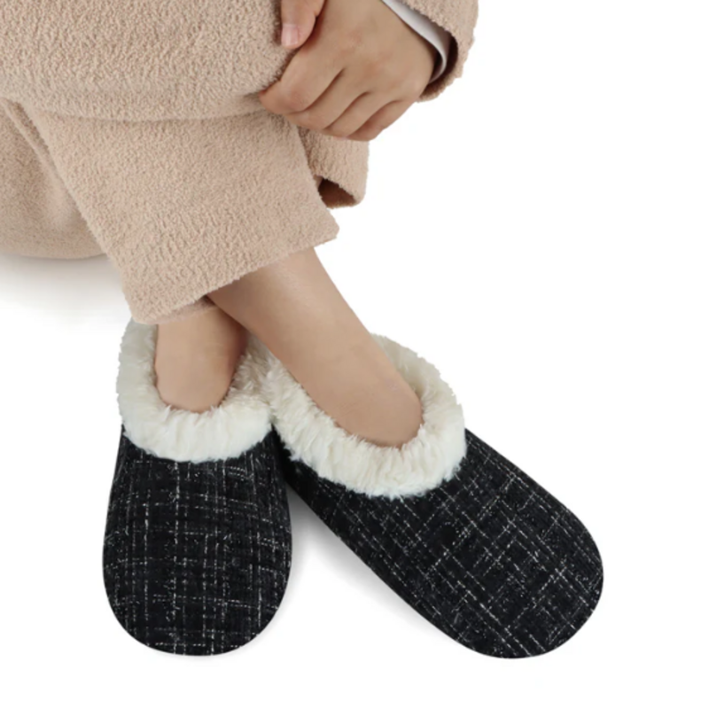 Snoozies Sparkle Tweed