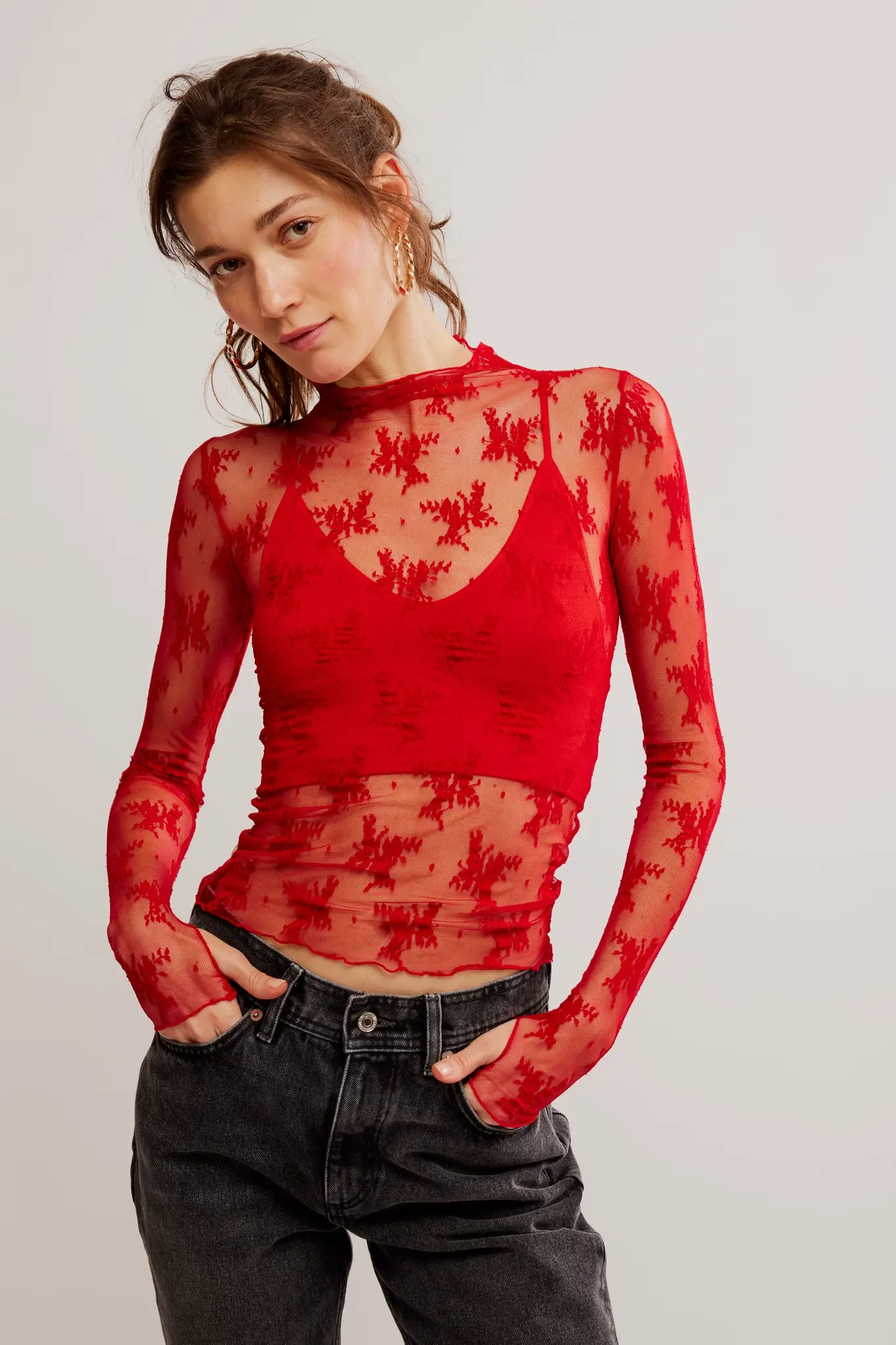 Free People Lady Lux Layering Top