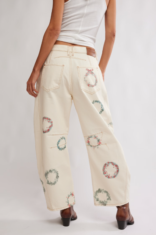 Free People Good Luck Printed Barrel