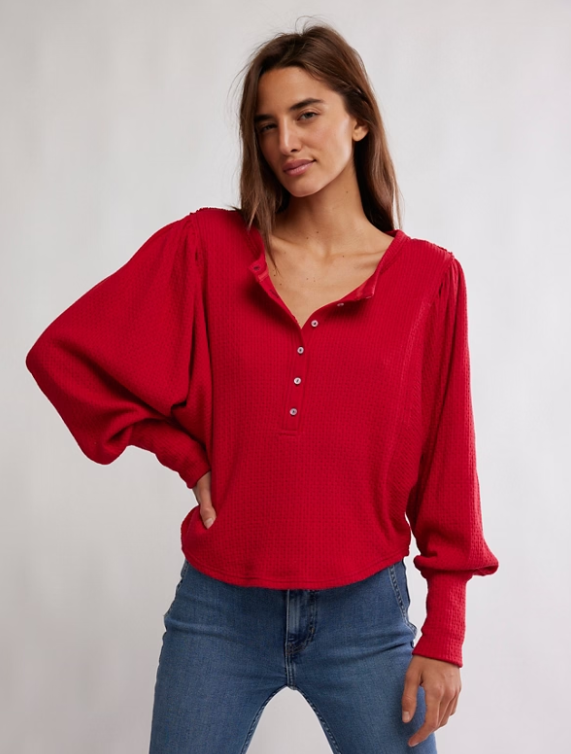 Free People Quinn Knit Top